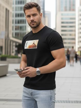 Originalna bela majica z izrazitim napisom