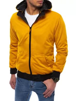 Trendovska rumena obojestranska jakna