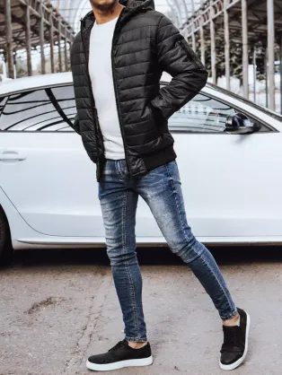 Granatna prehodna jakna brez kapuce
