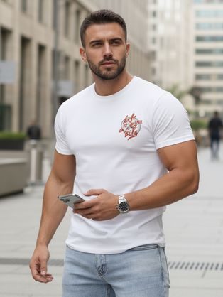 Atraktivna črna majica z logom