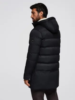 Brezčasna prešita olivna moška parka V4 JALJ-0201