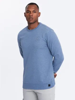 Moški denim pulover z logotipom V4 SSNZ-0163