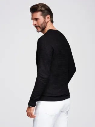 Sodoben bordo pulover v nordijskem slogu