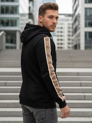 Moška majica s športnim vzorcem sive barve