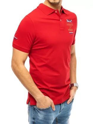Udobna rdeča polo majica
