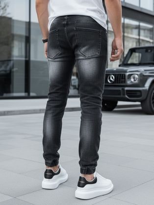 Sive jogger hlače modernega stila