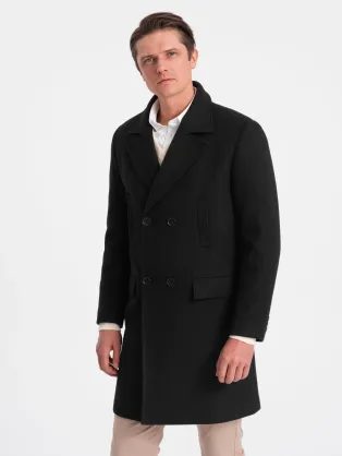 Eleganten siv enoslojni plašč