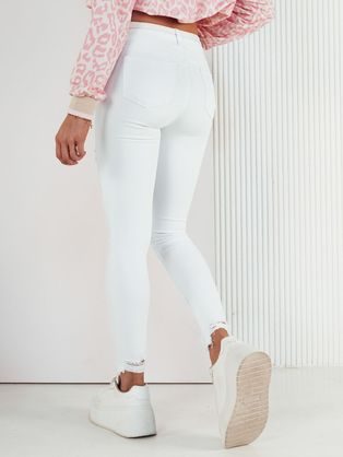 Ženske zelene jeans hlače v elegantnem dizajnu Noel