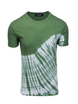 Olivno zelena majica edinstvenega dizajna S1617
