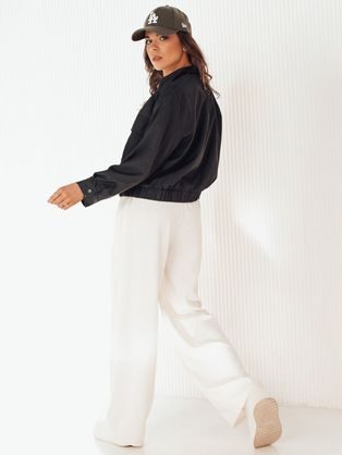 Ženska kratka črna jakna Graus