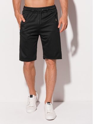 Moderne kratke hlače v črni barvi Superior W402