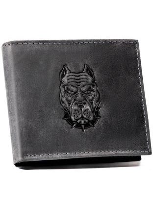 Grafitna moška denarnica DOG