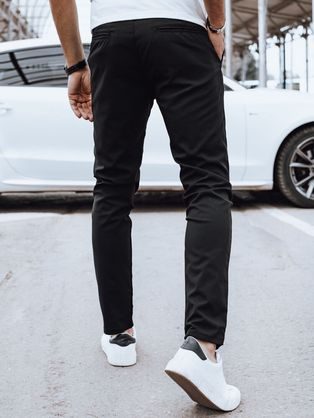 Atraktivne grafit hlače s karo vzorcem