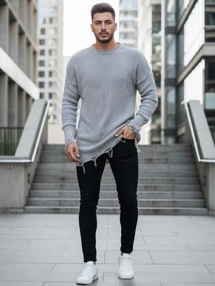 Camel pulover s čudovitimi šivi