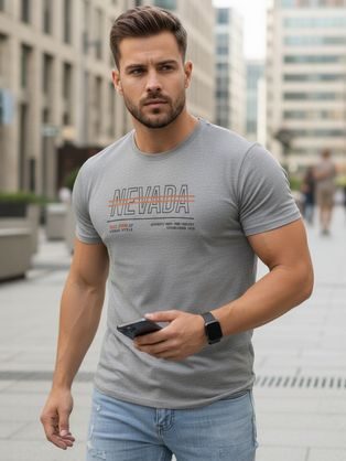 Oranžna majica z napisom RULES