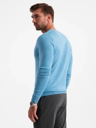 Stilski črn moški pulover z zadrgo