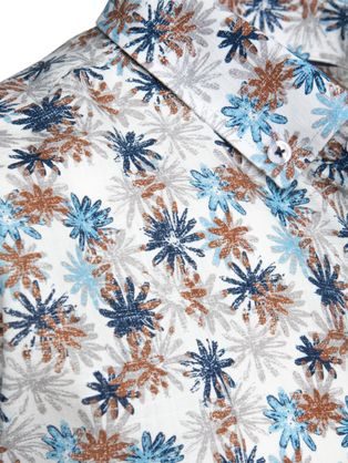 Priložnostna bela moška srajca V1 SHCS-0177