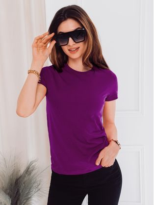 Ženska običajna vijolična majica SLR001
