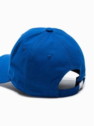 Modna temno modra kapa s šiltom NY H160