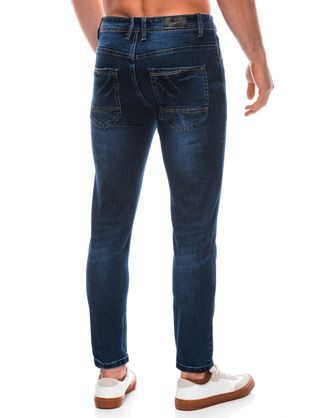 Jeans hlače v sivi barvi P1062