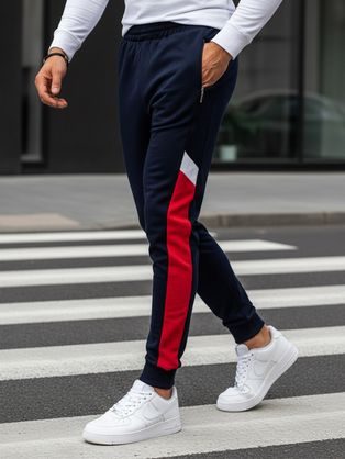 Trendovska trenirka v granat barvi