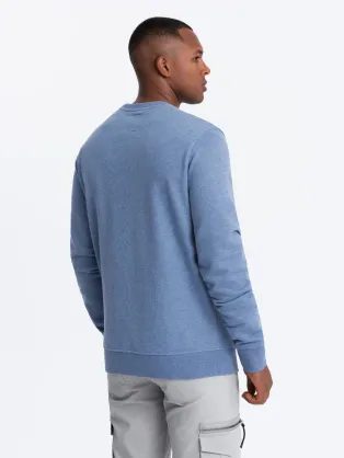 Moški denim pulover z logotipom V4 SSNZ-0163
