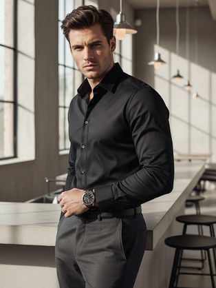 Trendovska siva majica s cvetličnim potiskom V3 SHCS-0157