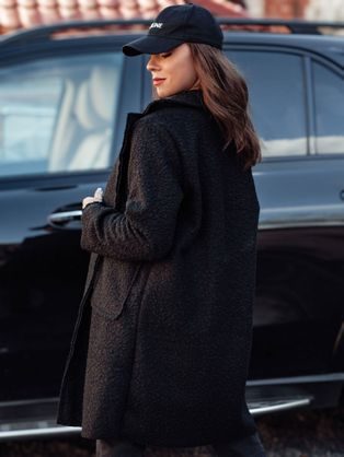 Originalen ženski plašč Melby v sivi barvi