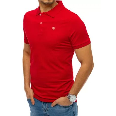Preprosta rdeča polo majica