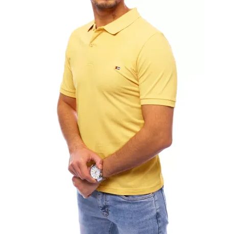 Stilska rumena polo majica iz bombaža