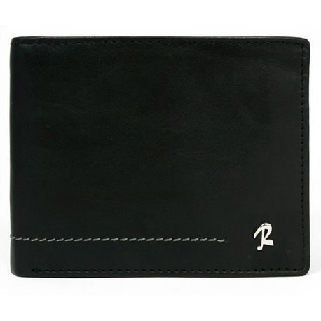 Elegantna črna usnjena denarnica Rovicky