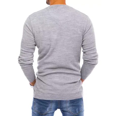 Svetlo siv pulover elegantnega izgleda