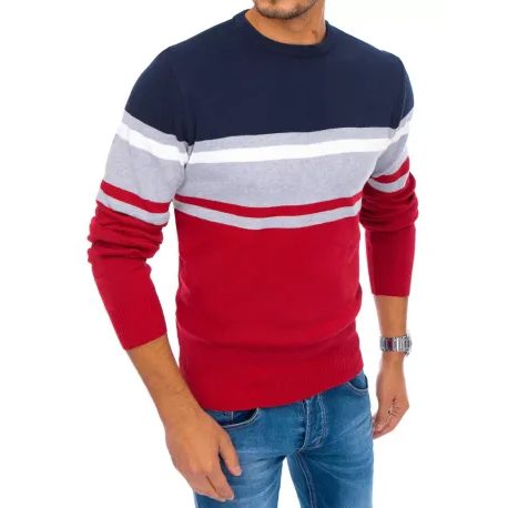 Granaten-bordo pulover modernega izgleda