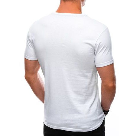 Trendovska majica v beli barvi S1405