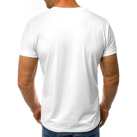 Preprosta bela moška majica JS/712005Z