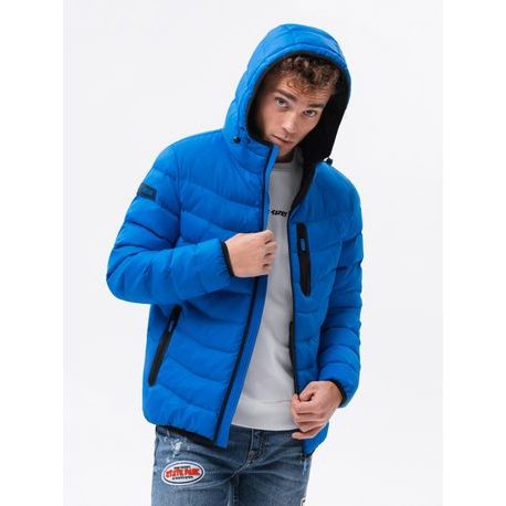 Stilska moška modra jakna C371