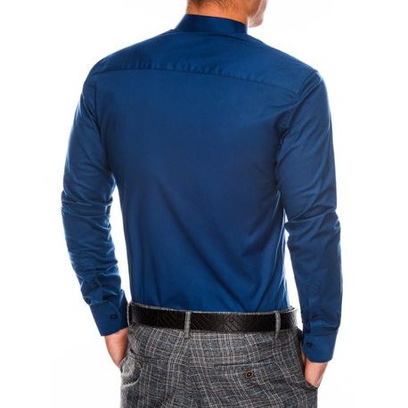 Modra elegantna srajca k307