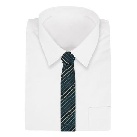 Zelena črtasta kravata
