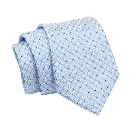 Sinje modra vzorčasta kravata Angelo di Monti