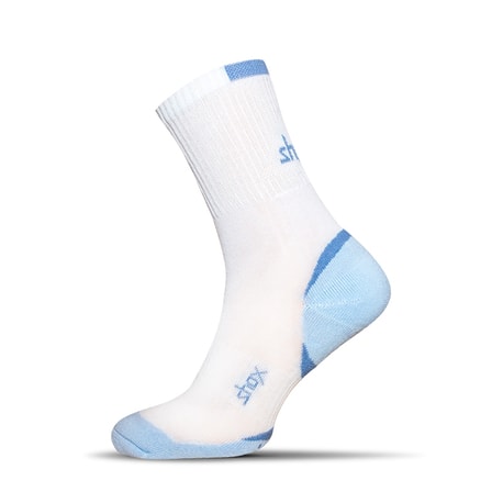 Bombažne moške nogavice v belo-modri barvi Clima Plus