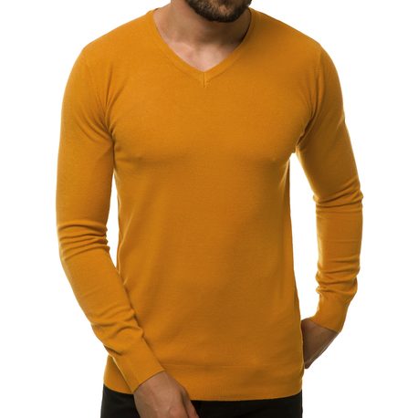 Svetlo camel preprosti pulover TMK/YY03/9