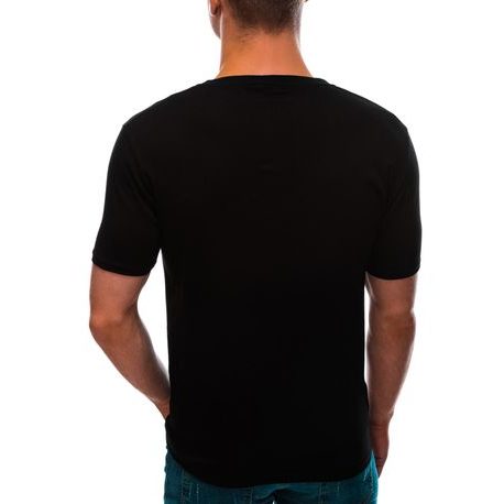 Črna majica z izraznim potiskom NYC S1598