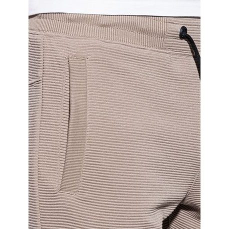 Stilske kratke hlače v rjavi barvi W294