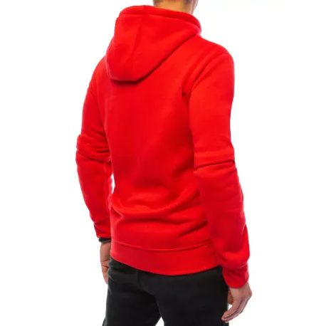 Rdeč pulover s trendovskim potiskom California