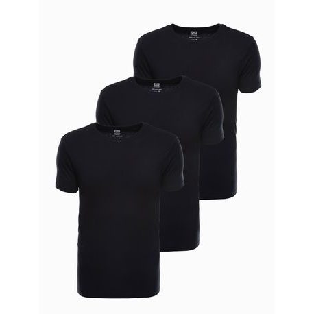 Komplet treh črnih bombažnih majic Z30-V11