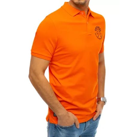 Preprosta oranžna polo majica