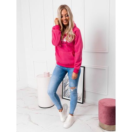 Udoben ženski pulover rožnat TLR029