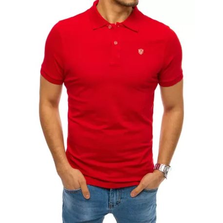 Preprosta rdeča polo majica