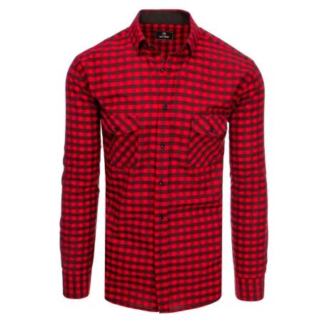 Karirasta srajca rdeče-črna
