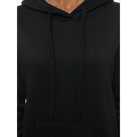Edinstvena ženska jopica s kapuco v črni barvi JS/YS10003/3